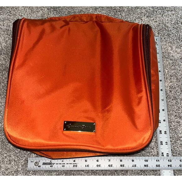 Samantha Brown Set Yellow Croc Spinner‎ Wheeled Luggage & Orange Toiletry Bag - Picture 14 of 16